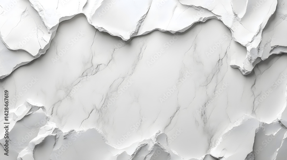 Aufkleber dynamic white abstract texture studio setting digital art minimalist viewpoint creative concept