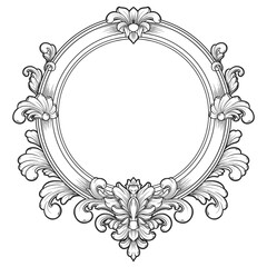 Elegant Vintage Wedding Frame Ornaments
