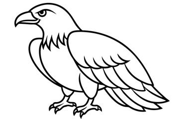 Majestic Eagle Outline