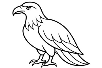 Majestic Eagle Outline