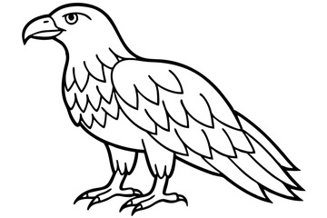 Majestic Eagle Outline