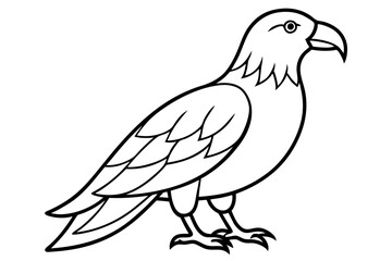 Majestic Eagle Outline