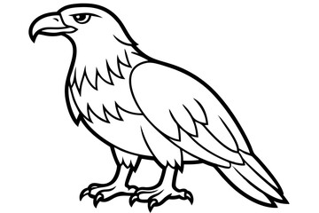 Majestic Eagle Outline