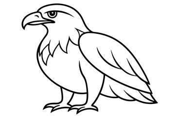 Majestic Eagle Outline