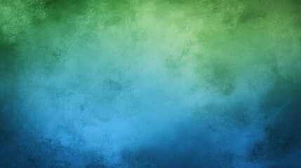 Obraz premium Abstract textured backdrop of teal and lime green hues.
