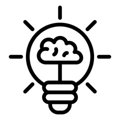 creative thinking icon