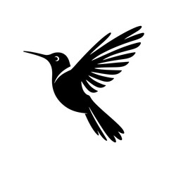 Obraz premium Hummingbird silhouette