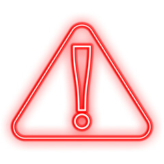 Allart, warning signs glowing effect