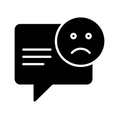 Negative Comments Vector Icon