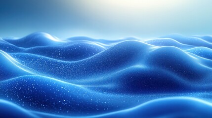 Obraz premium Abstract digital ocean waves