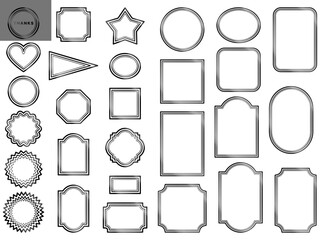 フレーム1、19黒