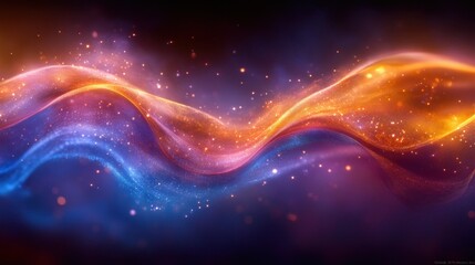 Fototapeta premium Abstract swirling energy waves