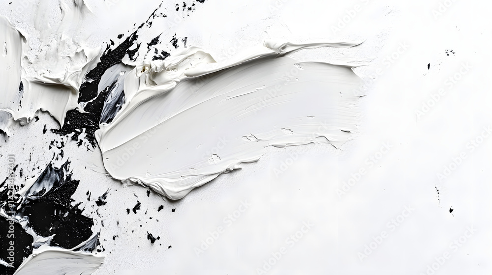 Poster artistic texture exploration studio abstract image white background close-up modern design technique