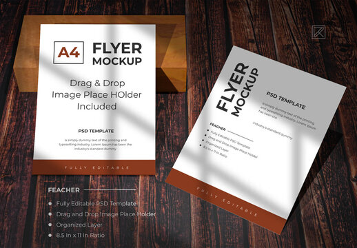 Flyer Mockup Design Template