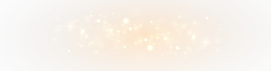Shiny golden sparkle line with glowing star flare, vibrant glitter, and dust texture. Isolated PNG...