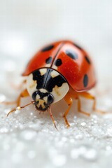 Fototapeta premium ladybird on a flower