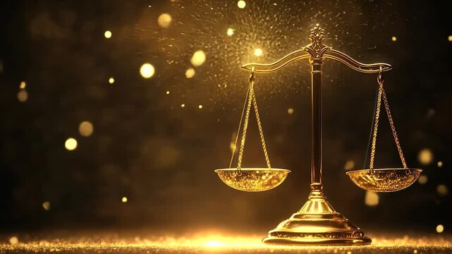 Golden scales of justice (2)