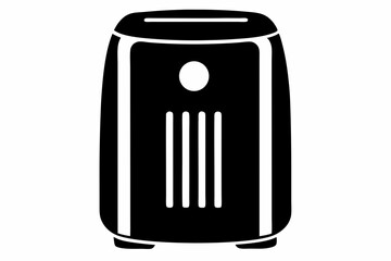 Air Purifier Silhouette Vector Illustration