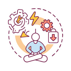 Mindfulness Productivity Cycle: Meditation, Focus, and Flow