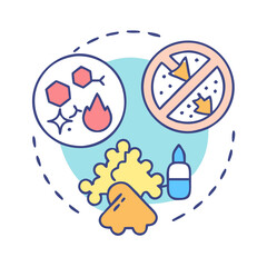 Allergy Symptoms and Treatment with Prevention Icon Set