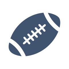 American Football Illustration on Black Background for Sport Use