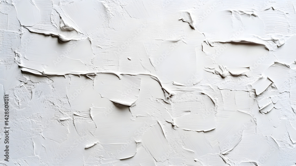 Poster artistic texture close-up pure white background abstract image soft lighting minimalist design