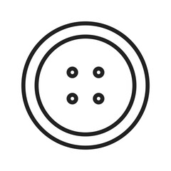 Button icon vector image. Suitable for mobile apps, web apps and print media.