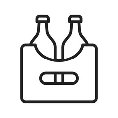 Crate icon vector image. Suitable for mobile apps, web apps and print media.