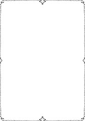 black and white frame