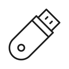 Flash Disk icon vector image. Suitable for mobile apps, web apps and print media.