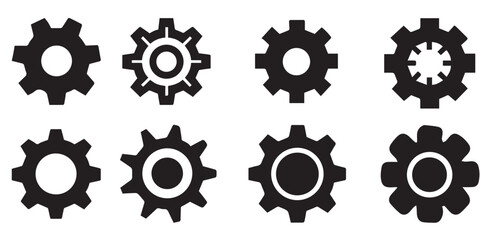 Gear Installation Icon Set. Gear Wheel Icon. Gear Wheel Icons. Gear Installation Icon Collection. Installation Icons Megapack.