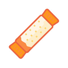 Colorful Rice Cake Candy Dessert on a Black Background