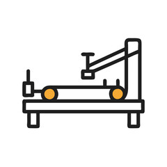 Industrial robotic arm for manufacturing or assembly line