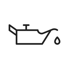 Oil icon vector image. Suitable for mobile apps, web apps and print media.