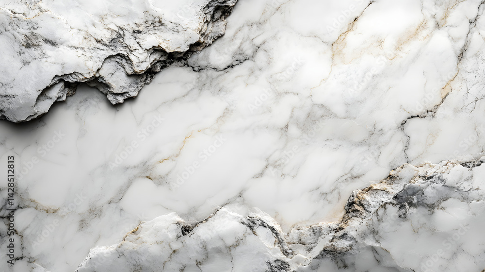 Poster elegant marble texture horizontal pure white background abstract image minimalist design