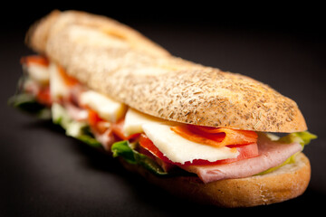 ham and cheese sandwich