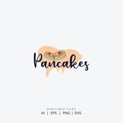  Delicious Pancakes Logo & Food Branding