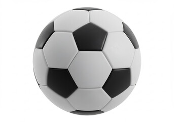 Fototapeta premium Classic Black And White Soccer Ball Studio Shot