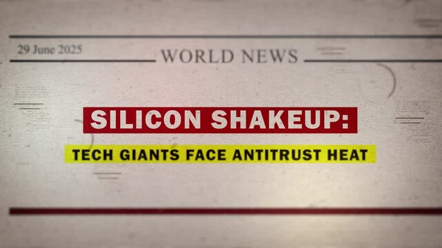 Silicon Shakeup Tech Giants Face Antitrust Heat