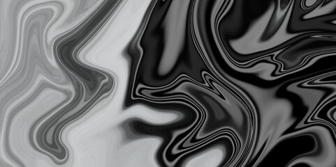 Obraz premium Abstract liquid wave background texture. Trendy dark liquid marble style. Ideal for web, Abstract black and white marble texture background. Ideal for web, advertisement, prints, wallpapers.