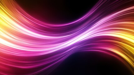Obraz premium Radiant abstract gradient background with vibrant pink and yellow hues blending smoothly