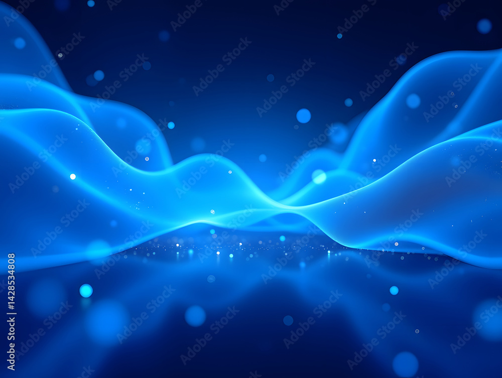 Poster dynamic fluid color gradient background, abstract kv main visual business ppt background