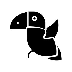Obraz premium Toucan Vector Icon