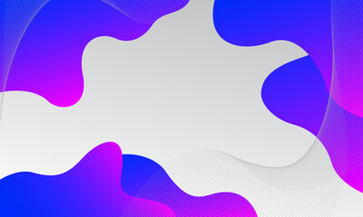 Abstract blue and pink wave on white background. Vector illustration