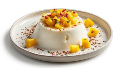 coconut panna cotta