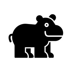 Hippo Vector Icon