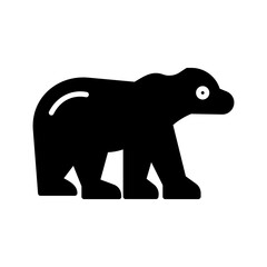 Polar Bear Vector Icon