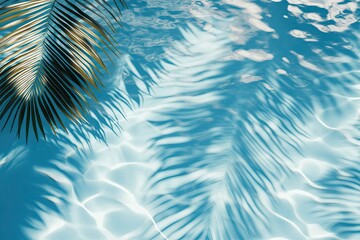 Tropical Pool Reflections