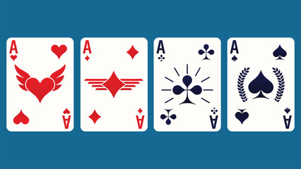 Four Aces Playing Cards Custom Icons