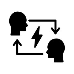 Conflict Resolution Vector Icon